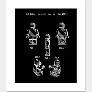 LEGO Minifig Patent Posters and Art